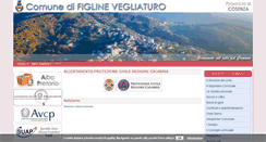 Desktop Screenshot of comune.figlinevegliaturo.cs.it