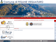Tablet Screenshot of comune.figlinevegliaturo.cs.it